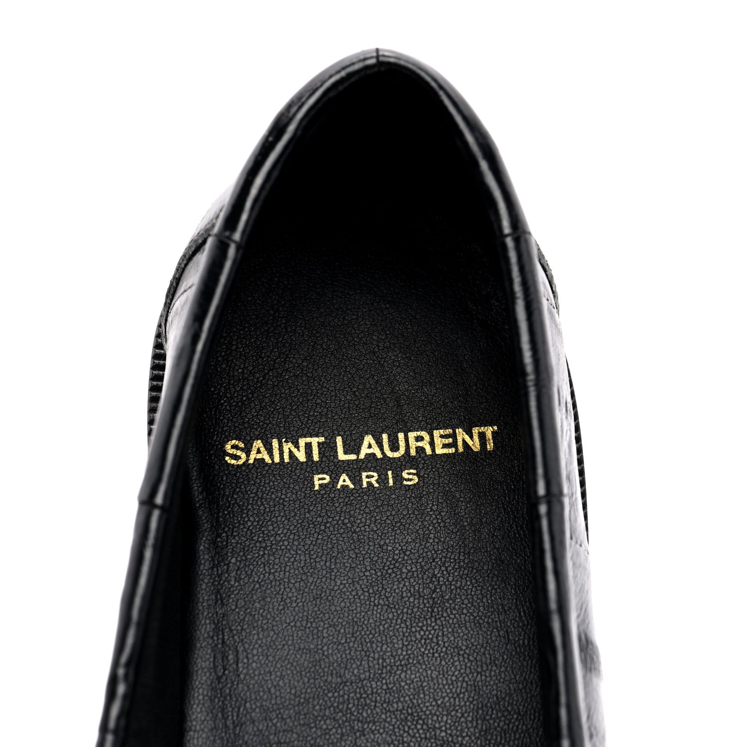 Saint Laurent Supple Eel Le 15 Loafer Penny Slippers 36.5 Black 8 of 8