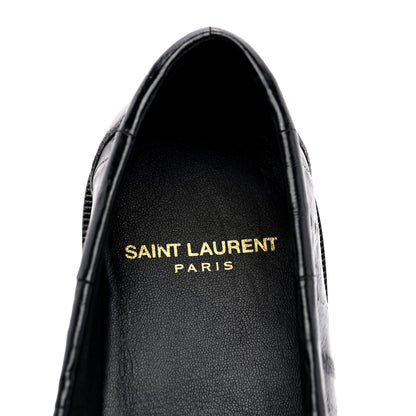Saint Laurent Supple Eel Le 15 Loafer Penny Slippers 36.5 Black 8 of 8