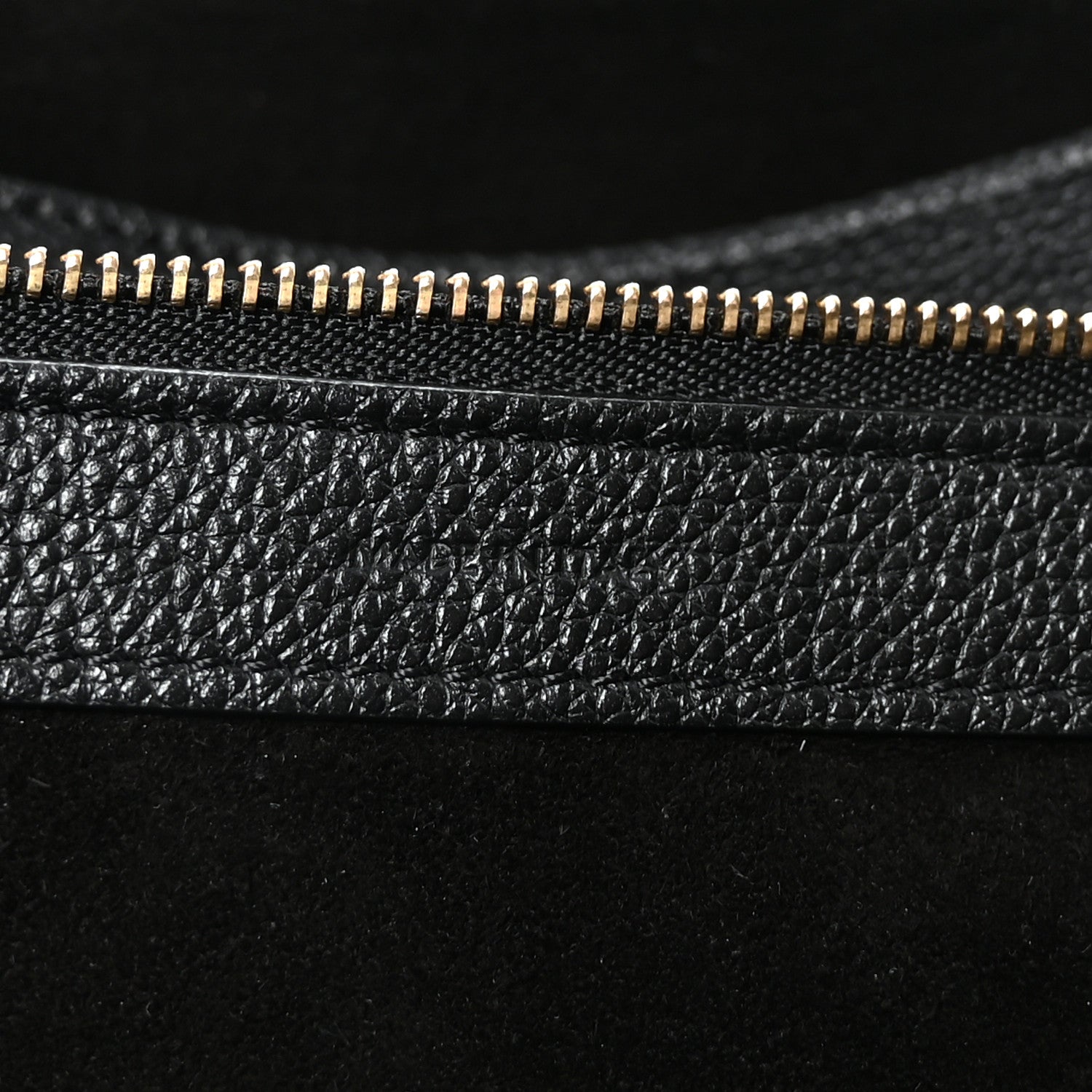 Celine Soft Grained Calfskin Small Belt Cabas Phantom Black 7 of 10