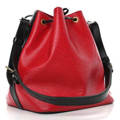 Louis Vuitton Epi Petit Noe Red Black 3 of 17