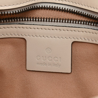 Gucci Calfskin Matelasse Small GG Marmont Shoulder Bag White 6 of 10