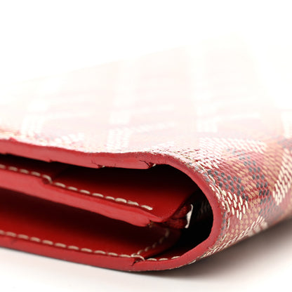 Goyard Goyardine Richelieu Wallet Red 10 of 10