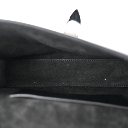 Valentino Garavani Pebbled Calfskin Monochrome Medium Rockstud Flip Lock Crossbody Bag Black 5 of 9