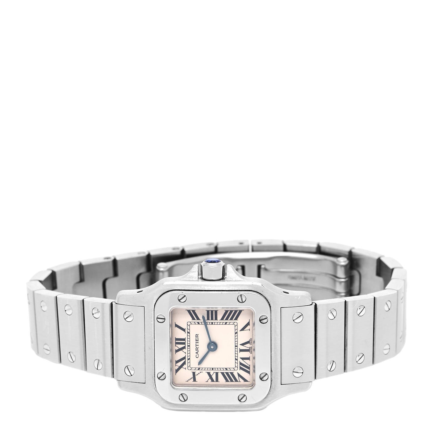Stainless Steel 24mm Santos de Cartier Galbee Quartz Watch