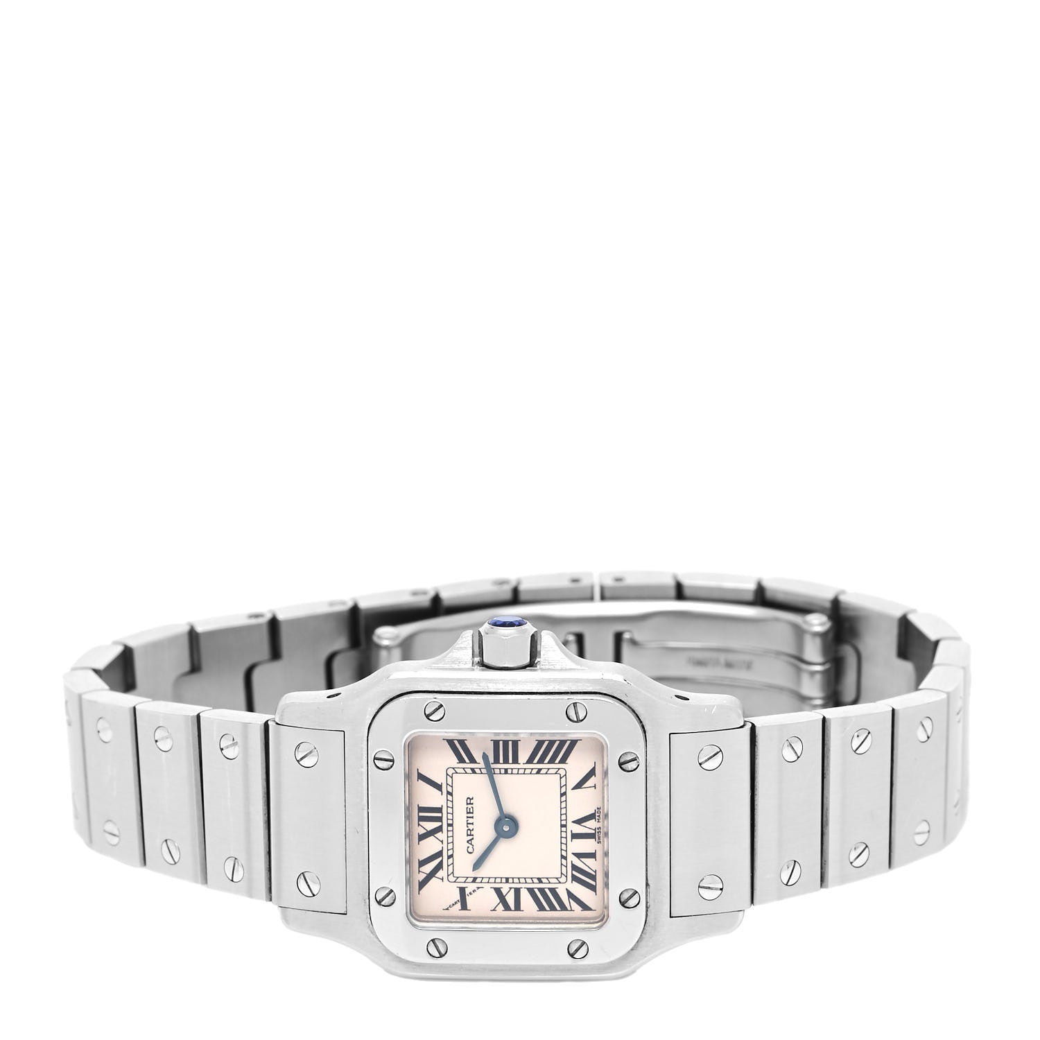 Cartier Stainless Steel 24mm Santos de Cartier Galbee Quartz Watch 2 of 4