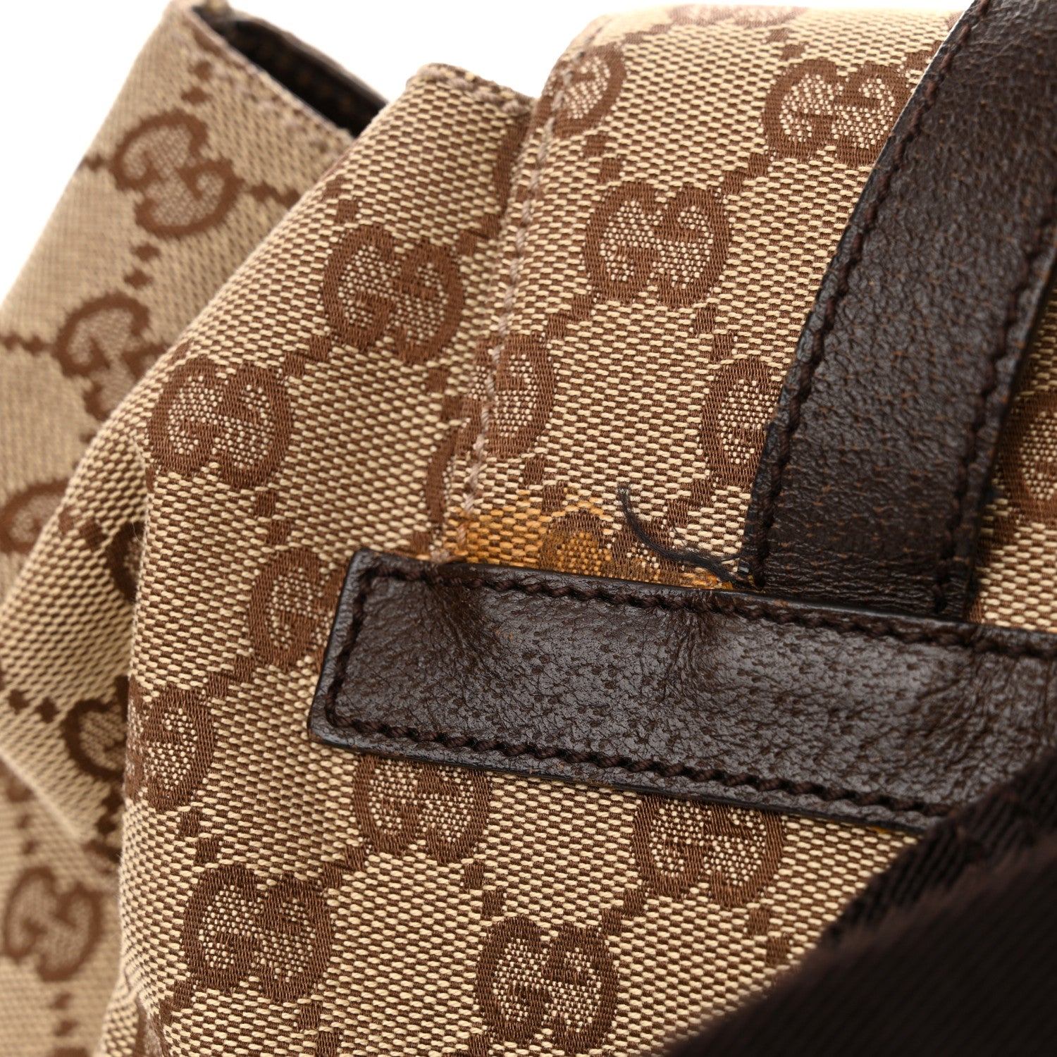 Gucci Monogram Backpack Dark Brown 12 of 17