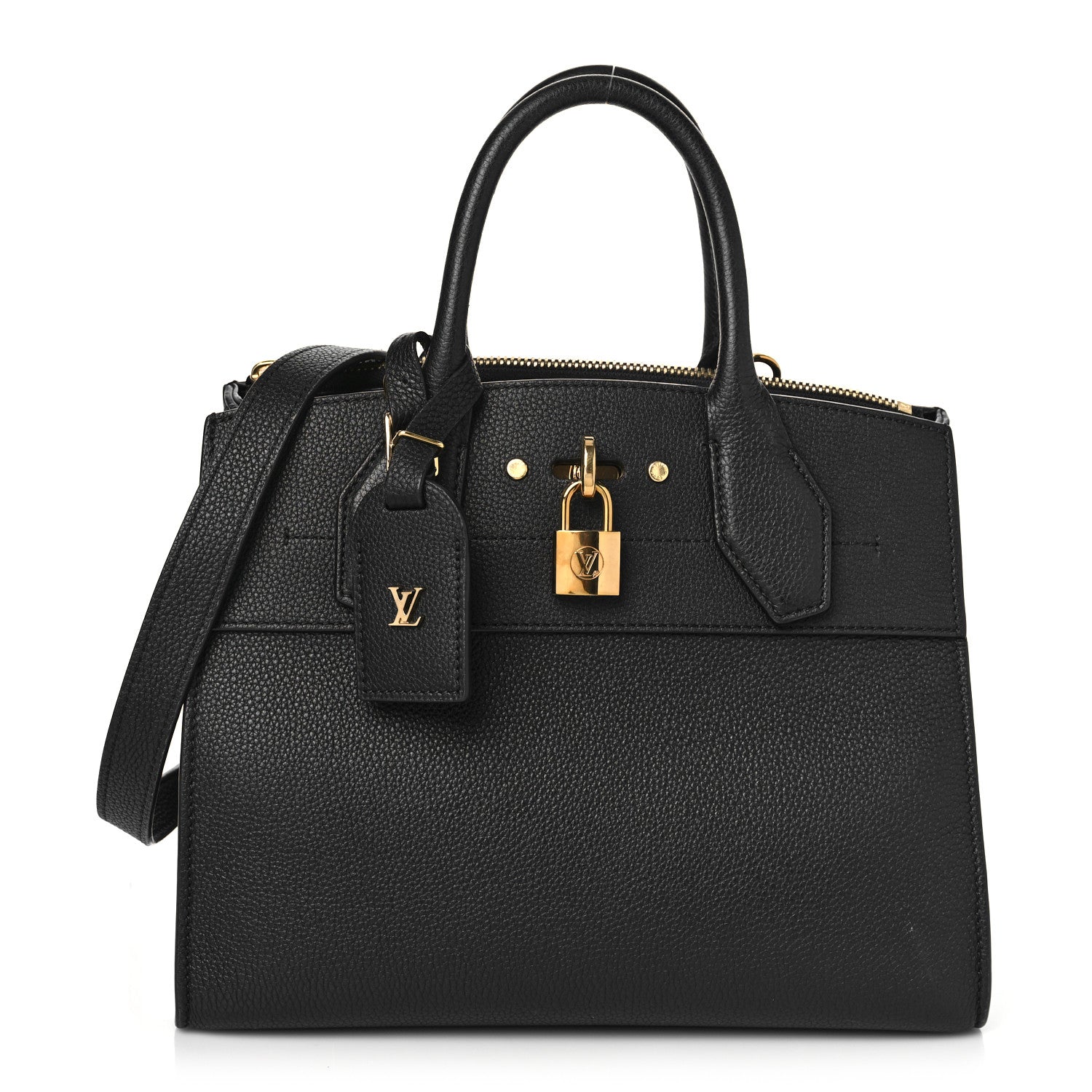 Louis Vuitton Taurillon City Steamer PM Black 1 of 11