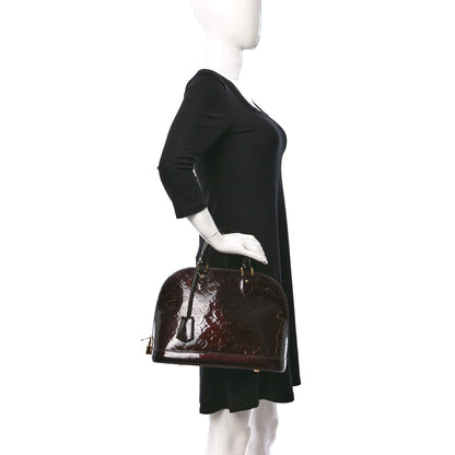 Louis Vuitton Vernis Alma PM Amarante 2 of 10