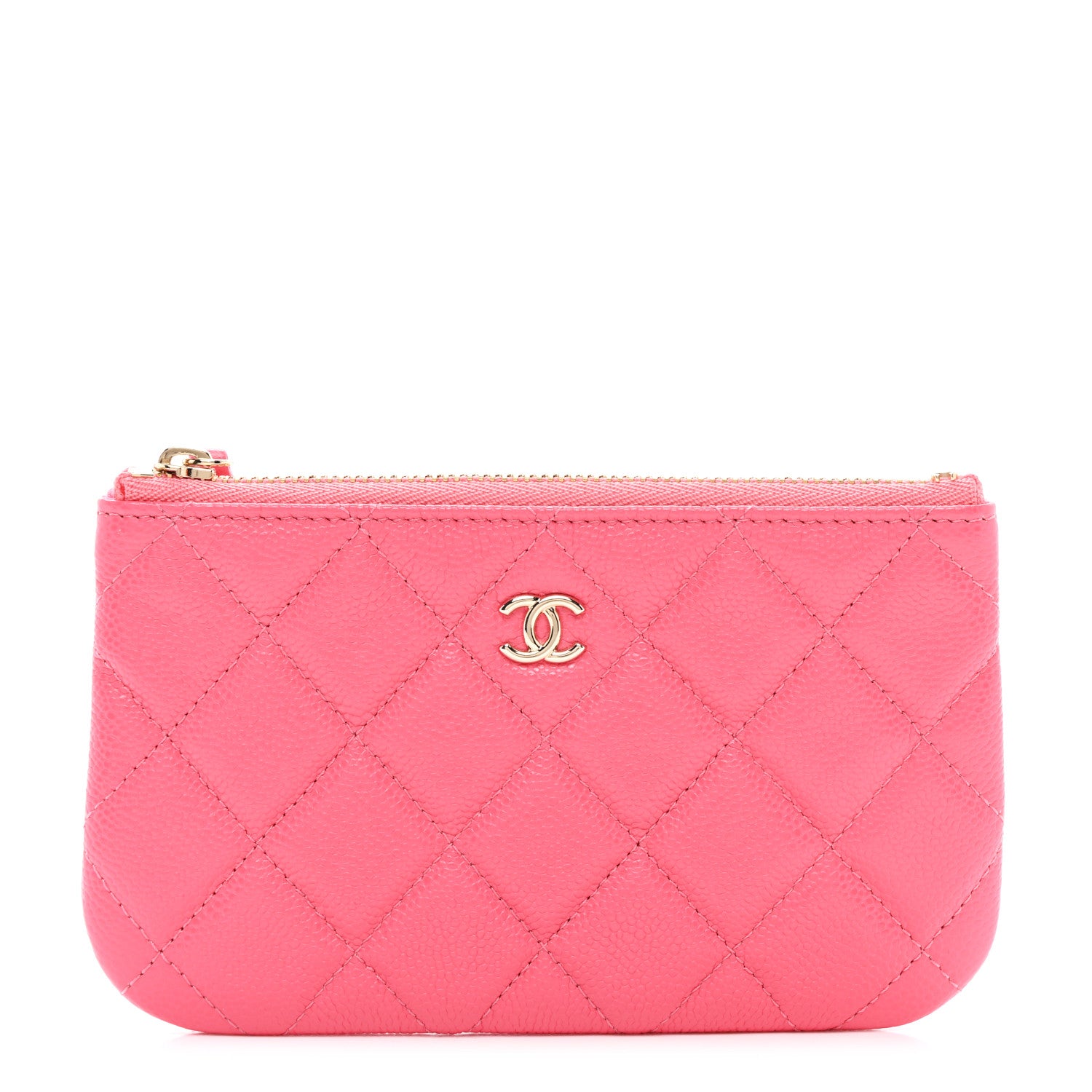 Chanel Caviar Quilted Small Cosmetic Case Pink 1 of 7