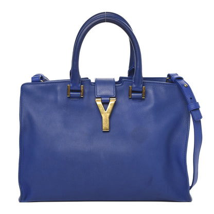 Saint Laurent Calfskin Small Classic Y Cabas Royal Blue 1 of 20