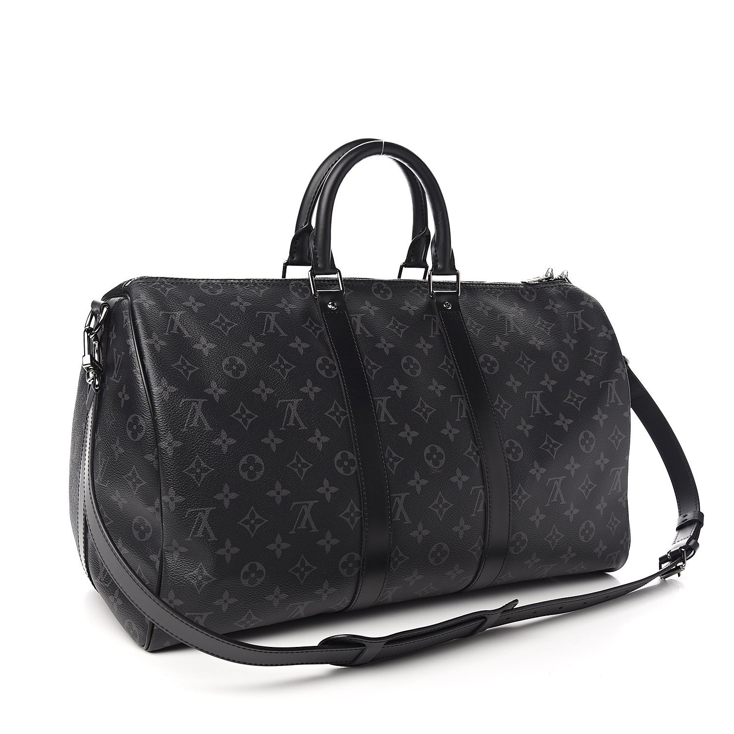 Louis Vuitton Monogram Eclipse Keepall Bandouliere 45 2 of 9