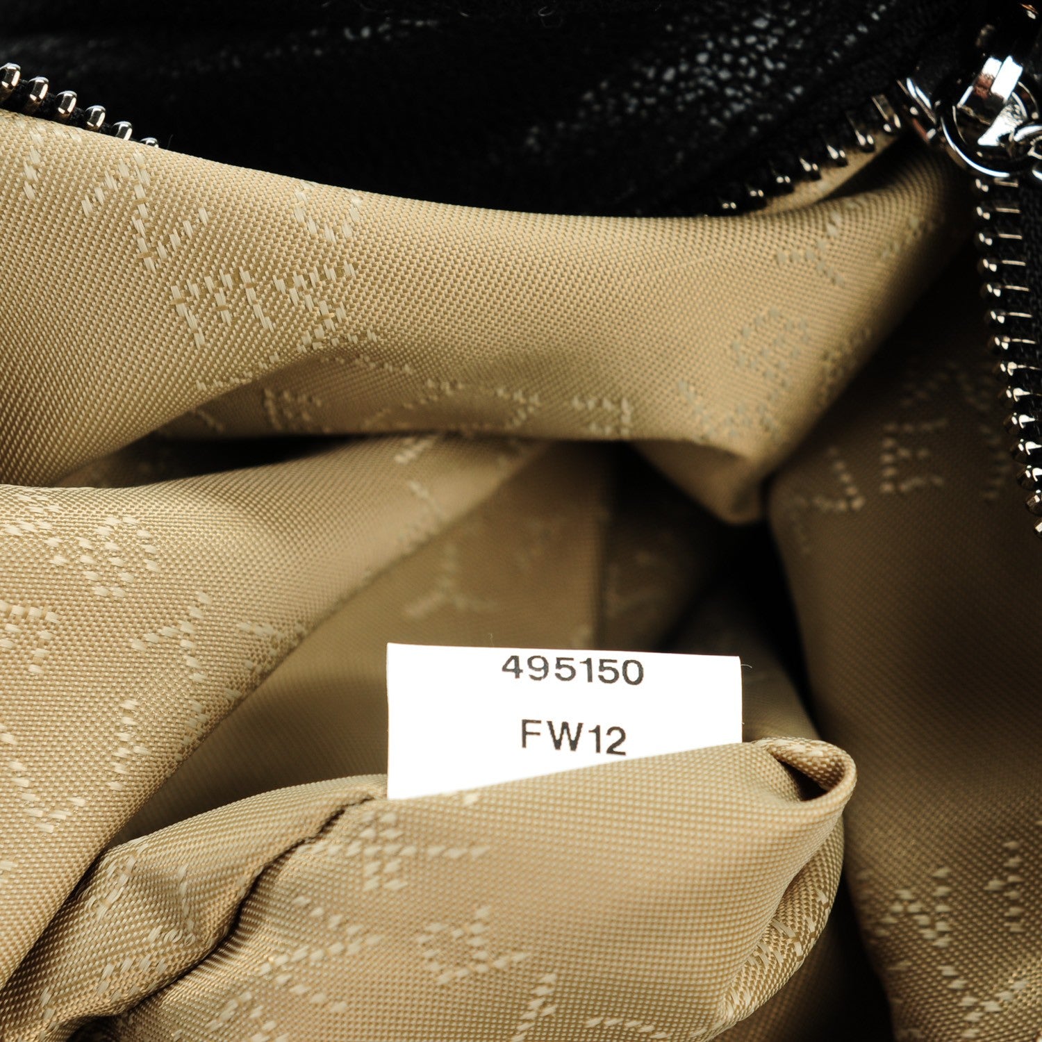 Stella McCartney Shaggy Deer Fold Over Falabella Tote Black 7 of 9