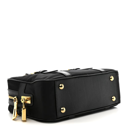 Prada Tessuto Nylon Saffiano Bauletto Black 4 of 10