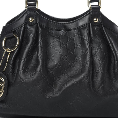 Gucci Guccissima Medium Sukey Tote Black 8 of 10