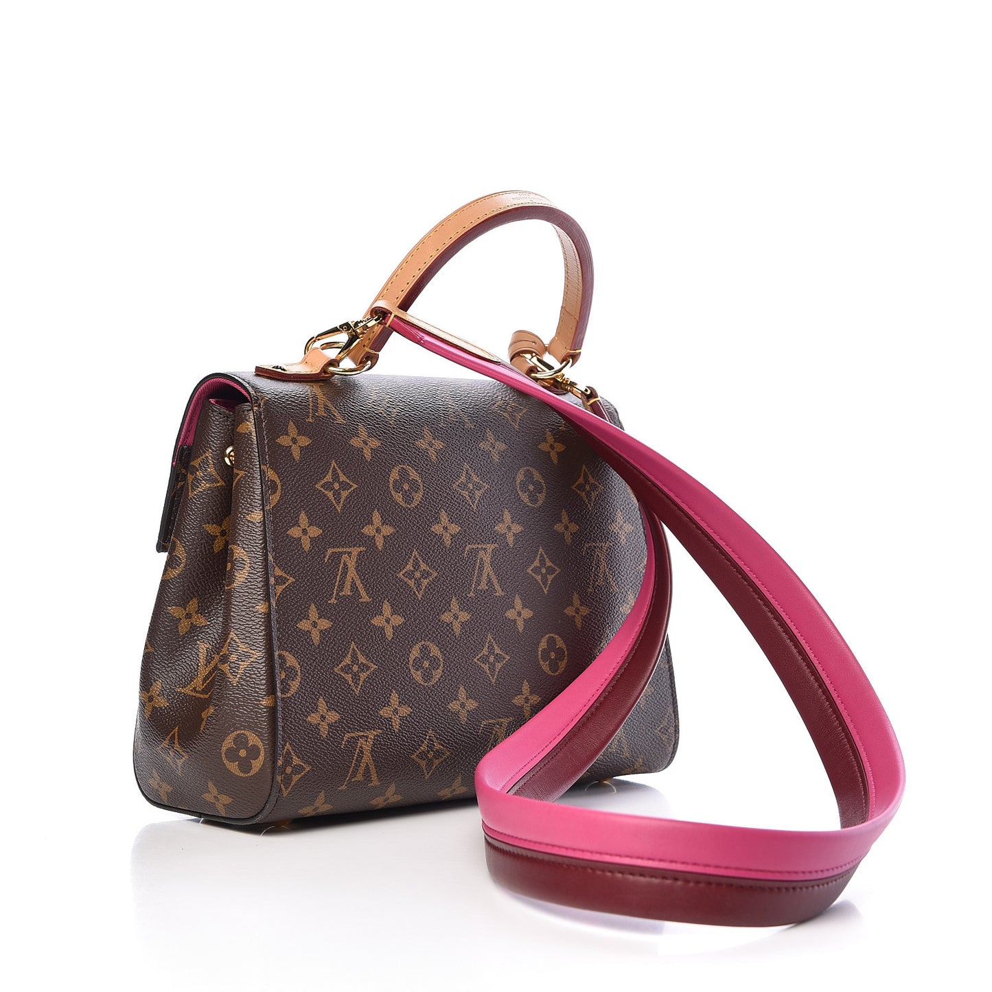 Monogram Cluny BB Bordeaux Fuchsia
