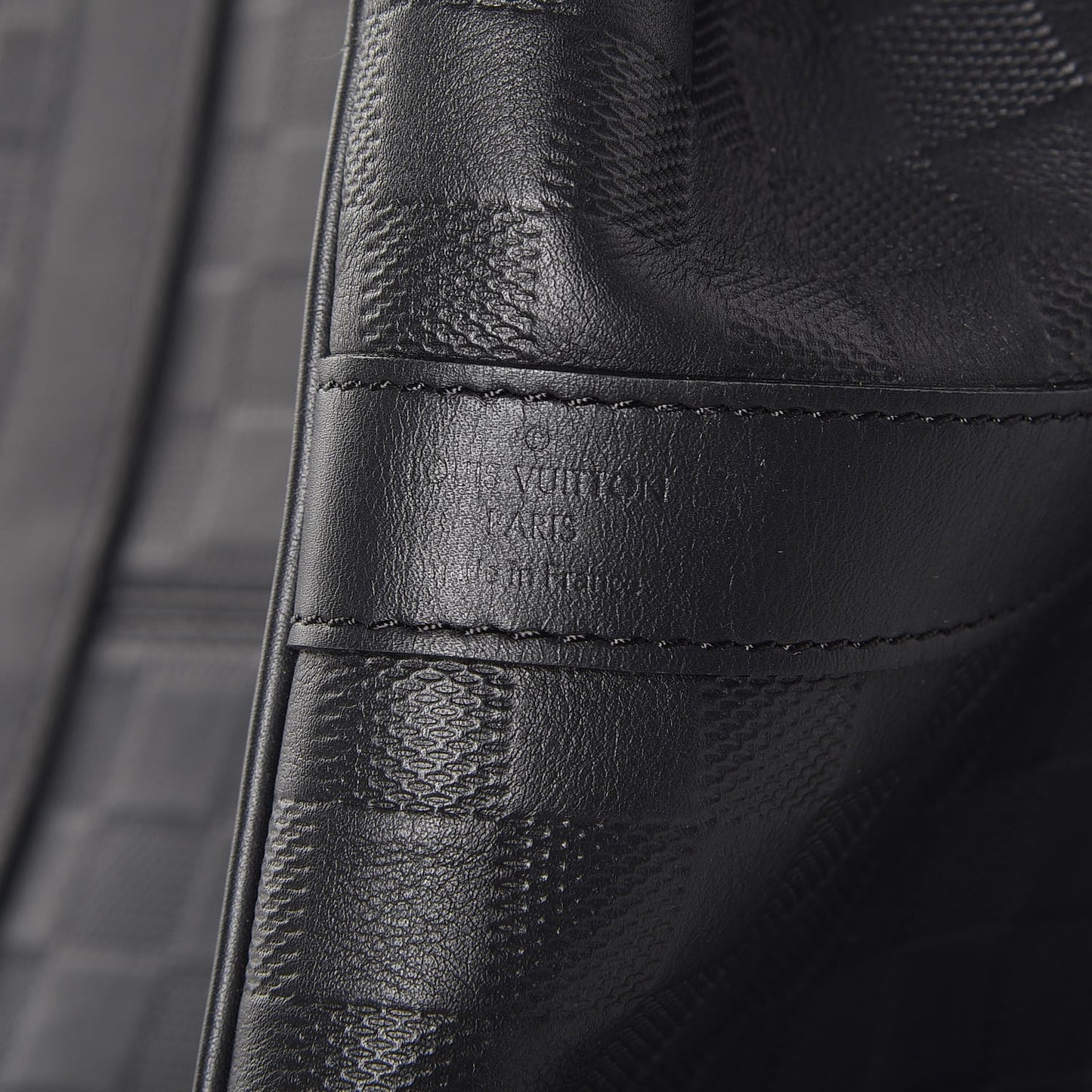 Damier Infini Keepall Bandouliere 55 Onyx
