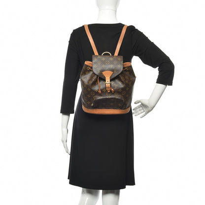Louis Vuitton Monogram Montsouris MM Backpack 2 of 13