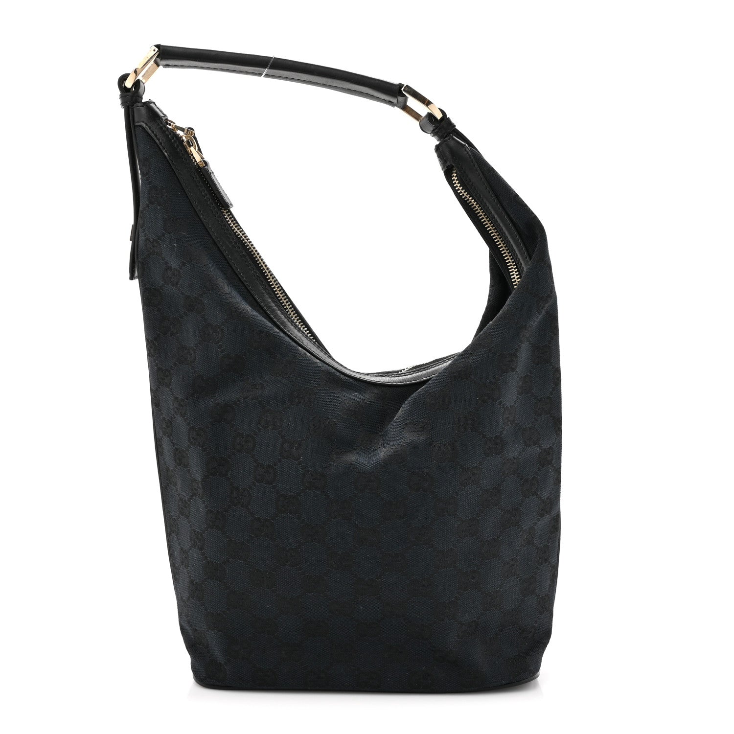 Gucci Monogram Hobo Black 1 of 13