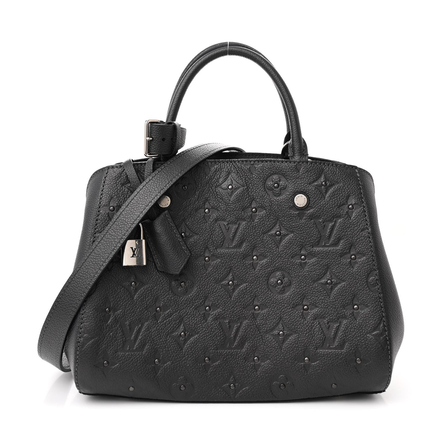 Louis Vuitton Empreinte Studded Montaigne BB Silver 1 of 12