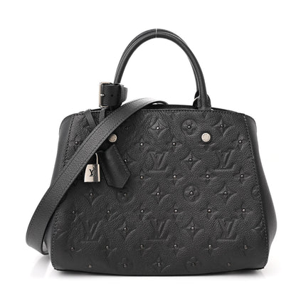 Louis Vuitton Empreinte Studded Montaigne BB Silver 1 of 12