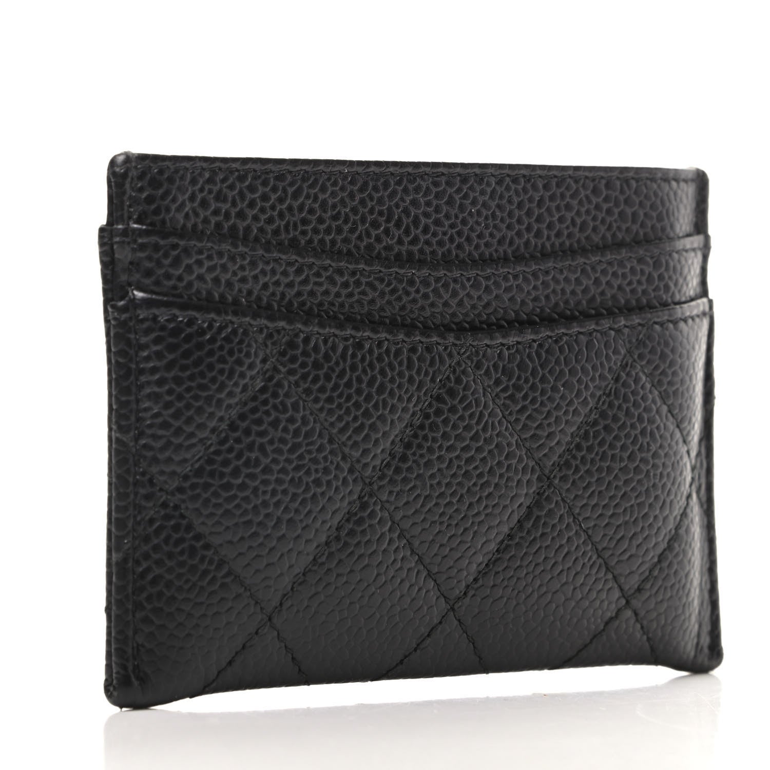 Chanel Caviar Quilted Card Holder Black 3 of 10