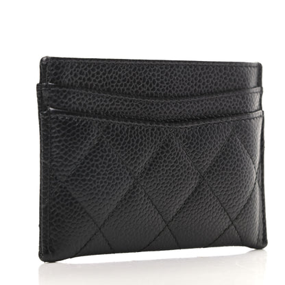 Chanel Caviar Quilted Card Holder Black 3 of 10