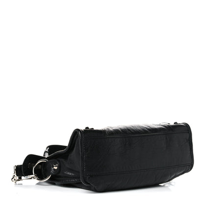 Balenciaga Agneau Classic Silver Hardware Mini City Black 4 of 9
