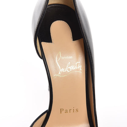 Christian Louboutin Shiny Nappa Iriza 100 Pumps 36 Black 7 of 9