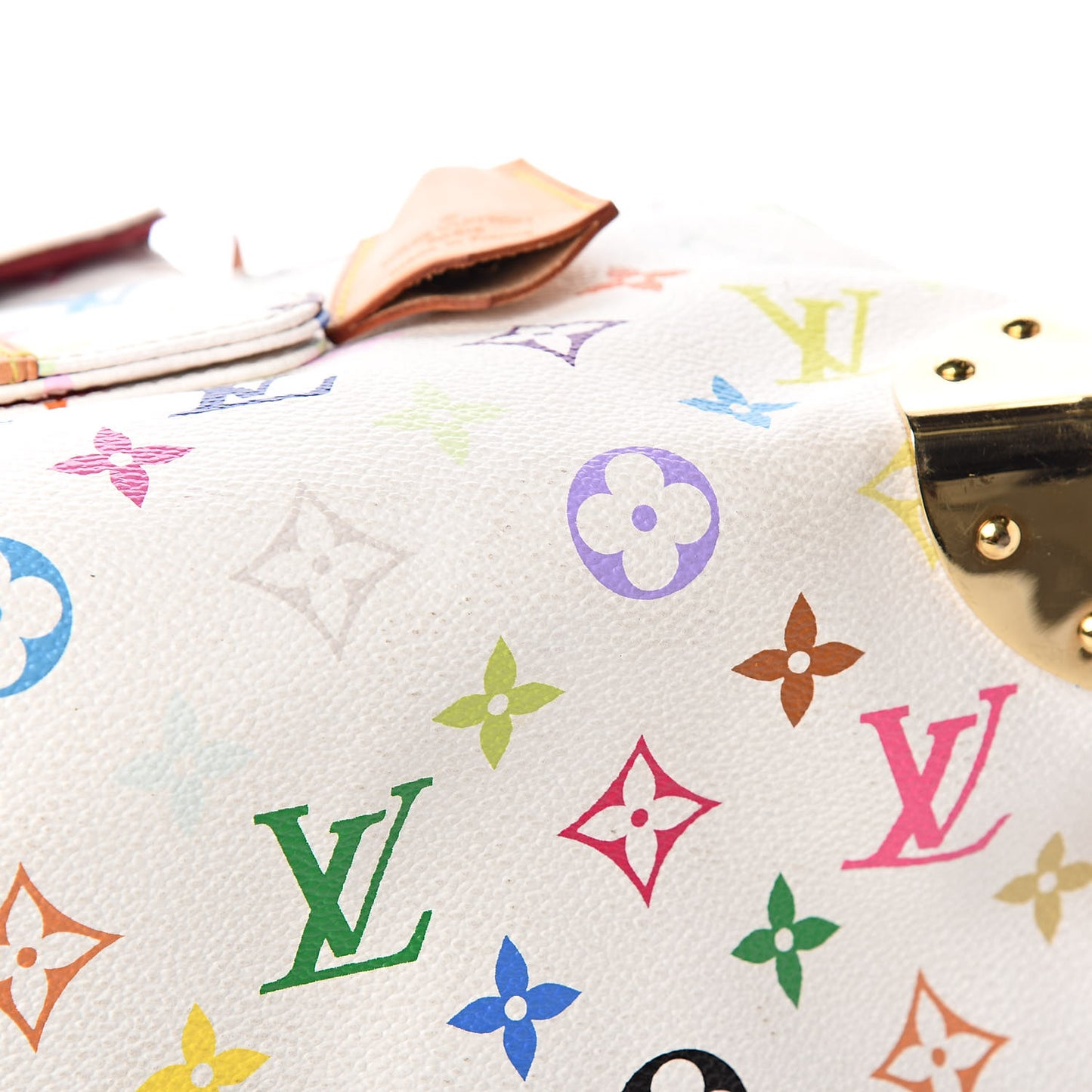 Monogram Multicolor Speedy 30 White