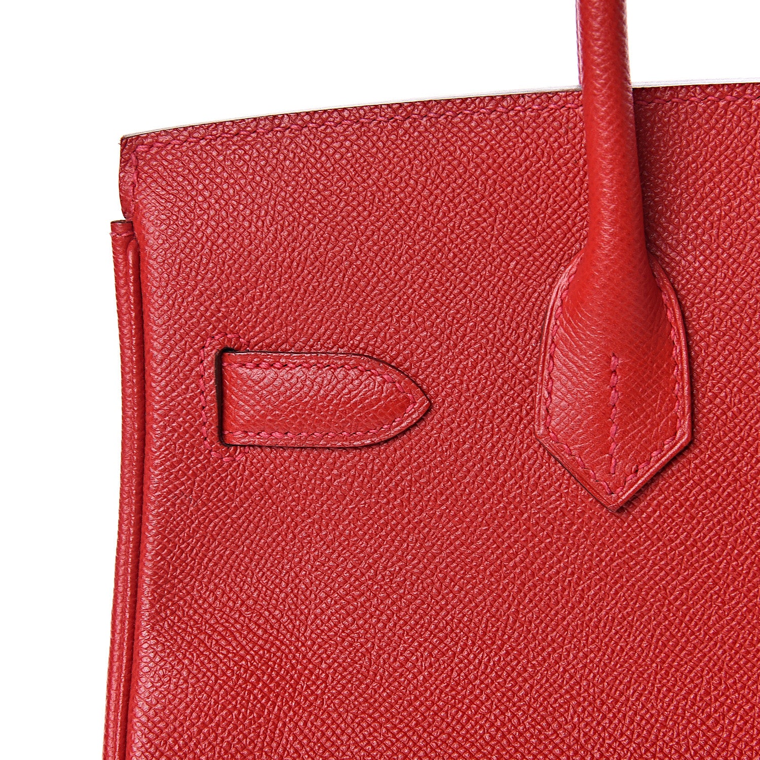 Hermes Epsom Birkin 30 Rouge Casaque 28 of 38