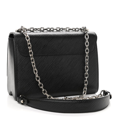 Louis Vuitton Epi Twist Shoulder Bag MM Black 3 of 10