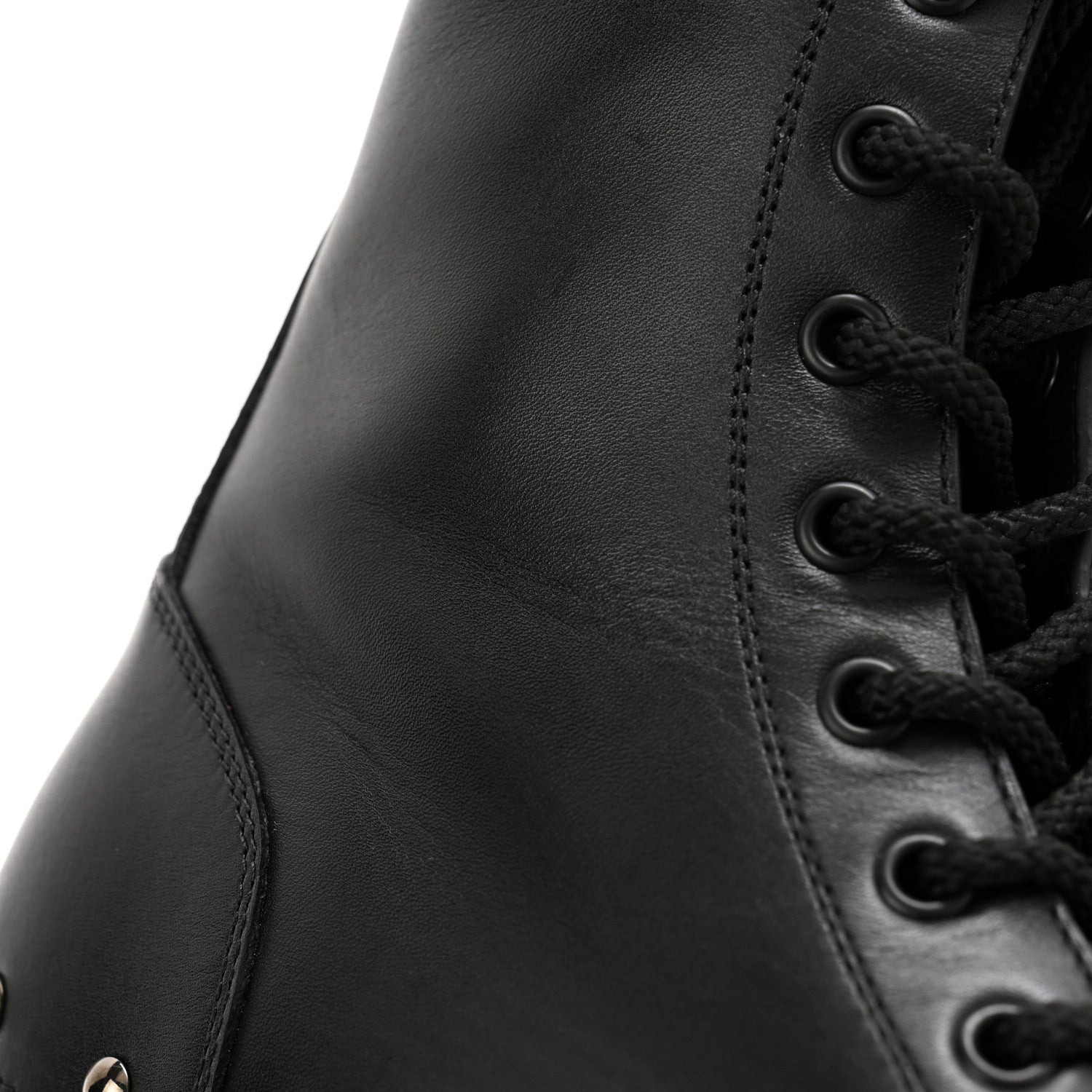 Christian Dior Calfskin Diorquake 25mm Combat Boots 36 Black 10 of 13