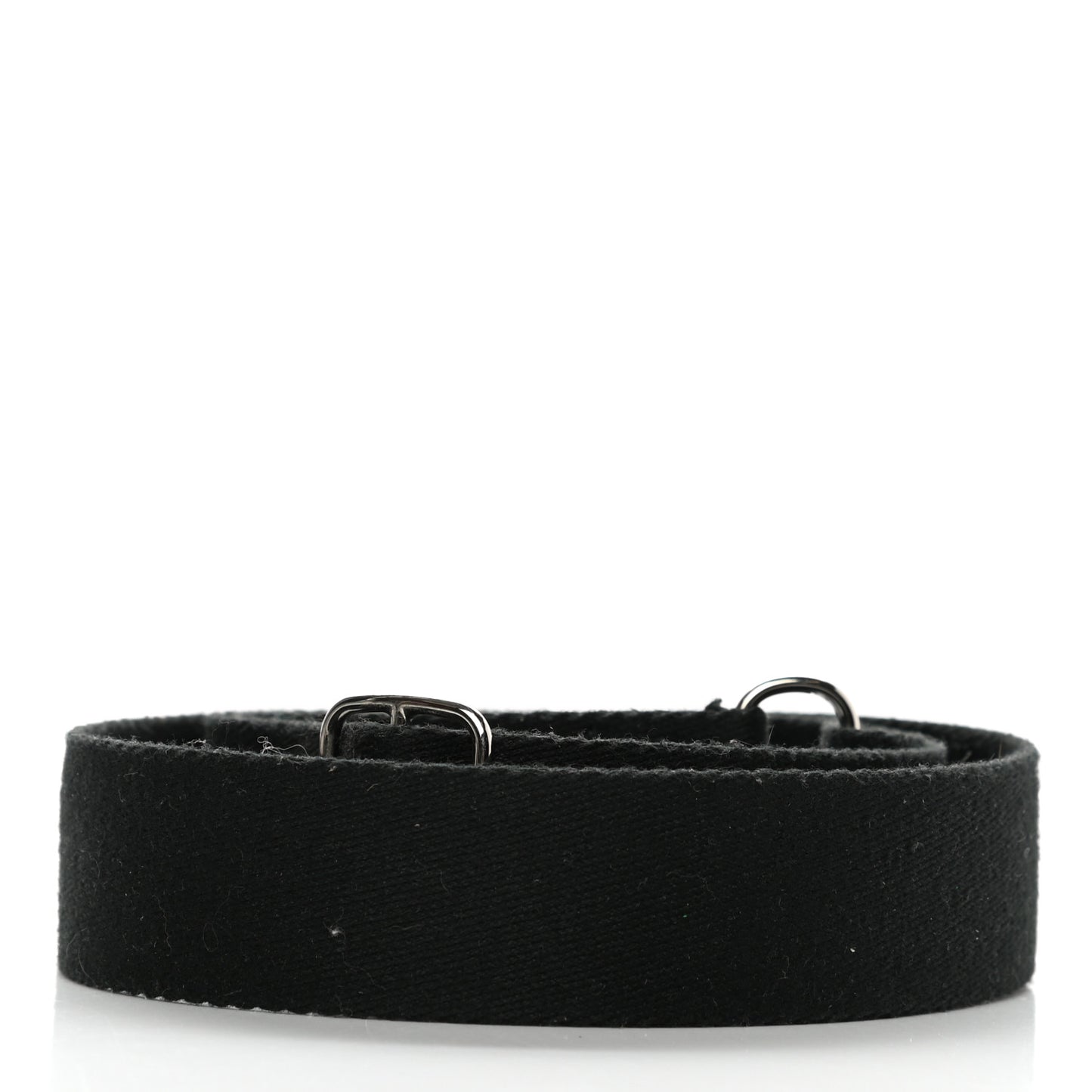 Canvas Calfskin Adjustable Shoulder Strap Grey