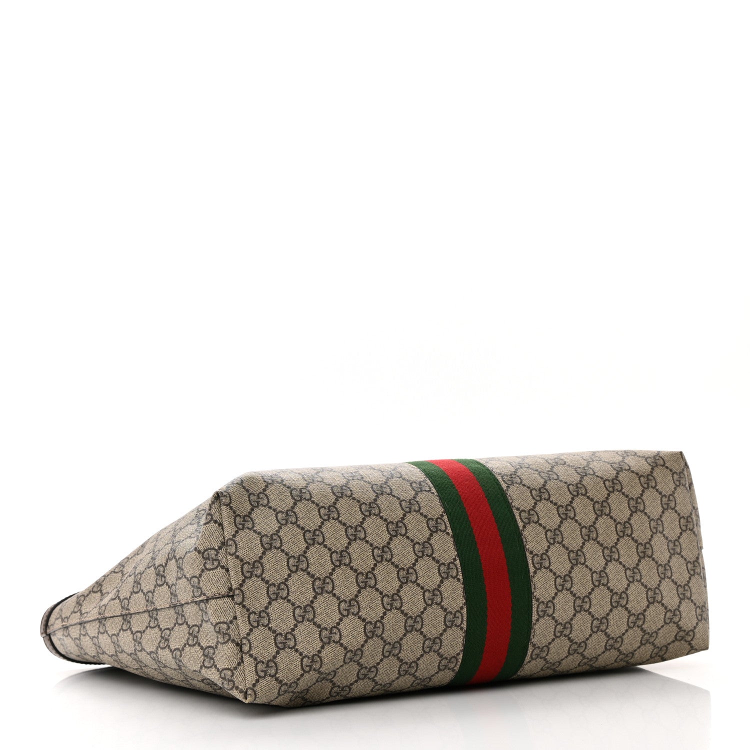 Gucci GG Supreme Monogram Medium Ophidia Shopping Tote Brown 4 of 17