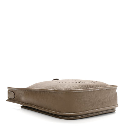 Hermes Taurillon Clemence Evelyne III PM Etoupe 3 of 10