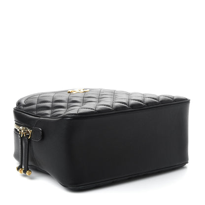 Chanel Calfskin Quilted CC Medium Vanity Case Black 4 of 11