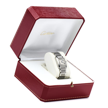 Cartier Stainless Steel 25mm Tank Francaise Quartz Watch 5 of 5