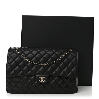 Chanel Caviar Quilted XXL Travel Flap Bag Black 11 of 11