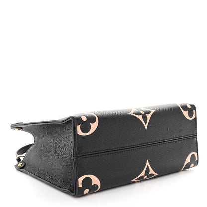 Louis Vuitton Empreinte Monogram Giant Onthego PM Black Beige 4 of 10