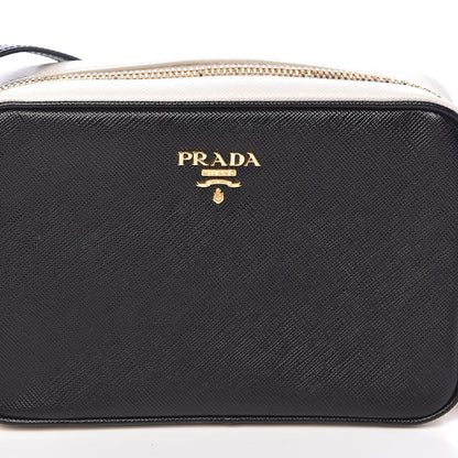 Prada Saffiano Camera Crossbody Black Talco 7 of 9