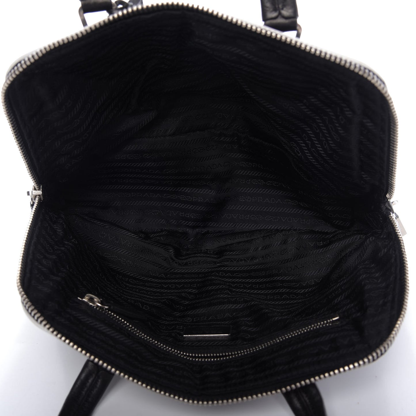Vitello Drive Perforated Shoulder Bag Black