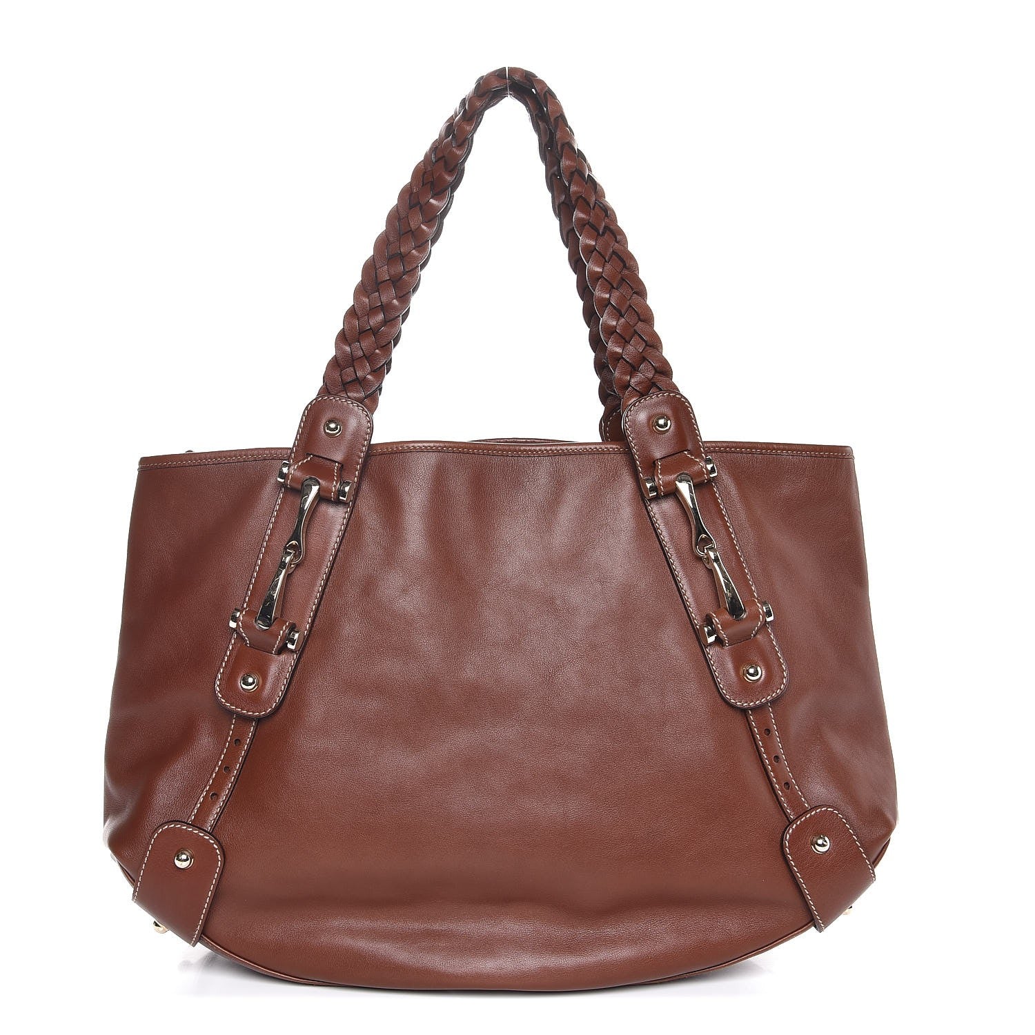 Gucci Calfskin Medium Pelham Shoulder Bag Brown 1 of 7