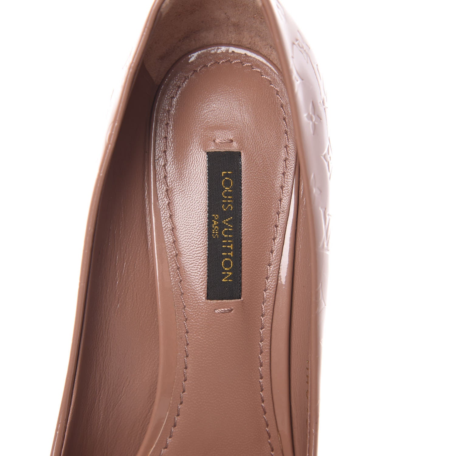 Louis Vuitton Vernis Allamanda Pumps 37 Rose Velours 7 of 16