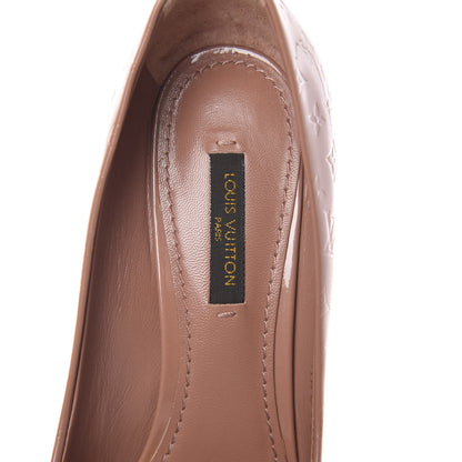 Louis Vuitton Vernis Allamanda Pumps 37 Rose Velours 7 of 16