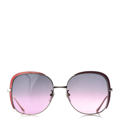 Gucci Acetate Oversize Square Frame GG0400S Sunglasses Gold 2 of 6