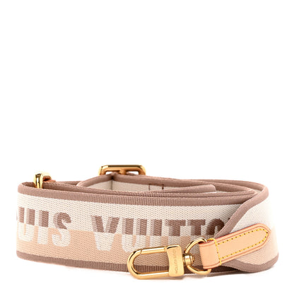 Louis Vuitton Jacquard Speedy Bandouliere 20 Shoulder Strap Beige 1 of 4