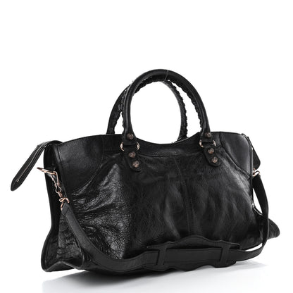 Balenciaga Agneau Giant 12 Rose Gold Hardware Part Time Black 2 of 4