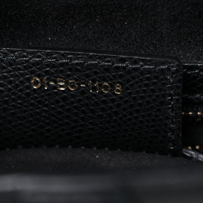 Christian Dior Grained Calfskin Saddle Bag Black 7 of 11