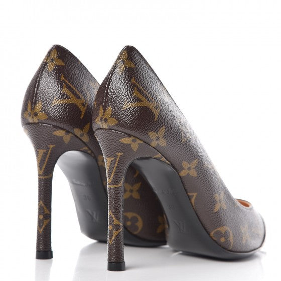 Monogram Cherie Pumps 36 Rose Gold