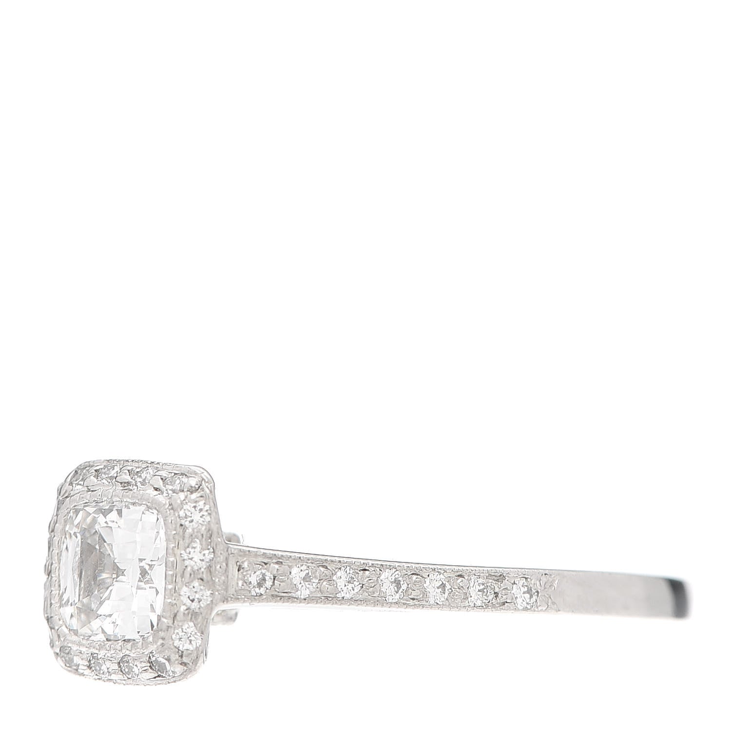 Tiffany Platinum Diamond .36ct Legacy Engagement Ring 47 4 3 of 6